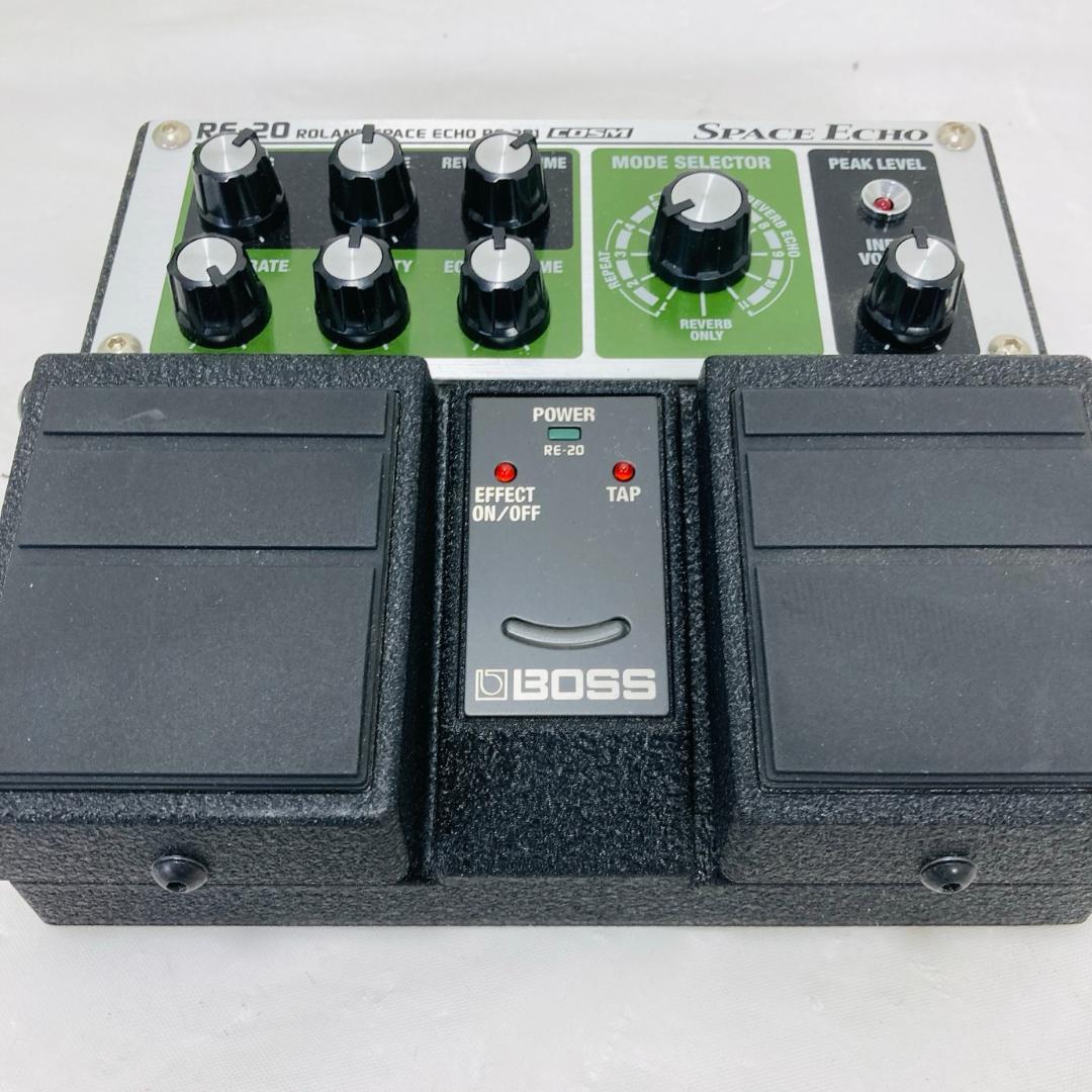 希少 BOSS SPACE ECHO RE-20 エフェクター ツインペダル