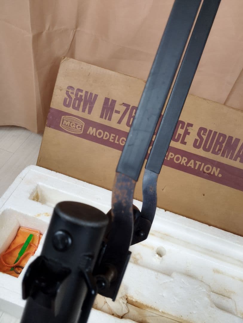 希少　MGC製モデルガン S&W M-76 元箱付 SPG規格品