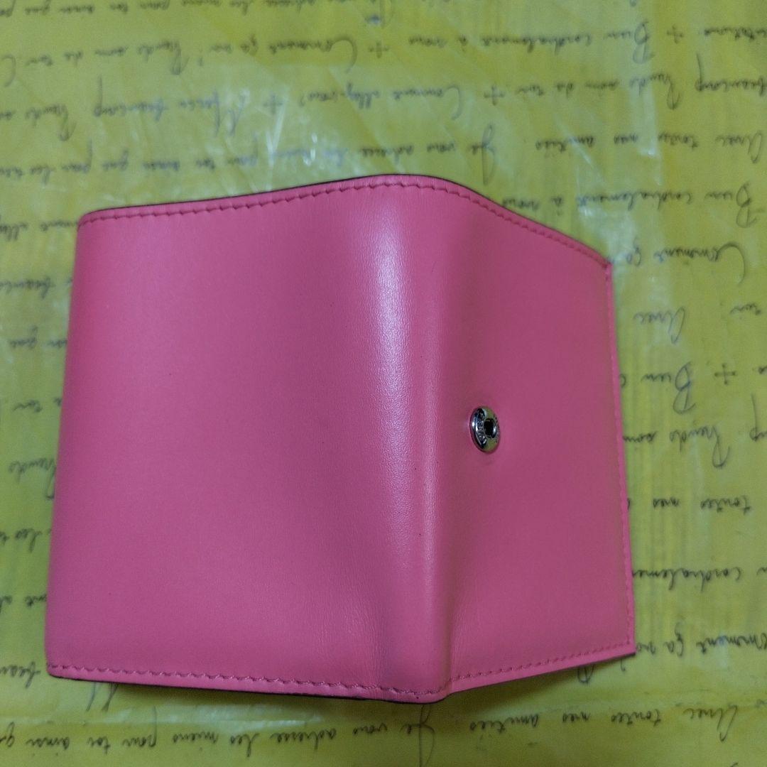 【美品】FENDI 三つ折り財布 FFダイヤモンド ピンク