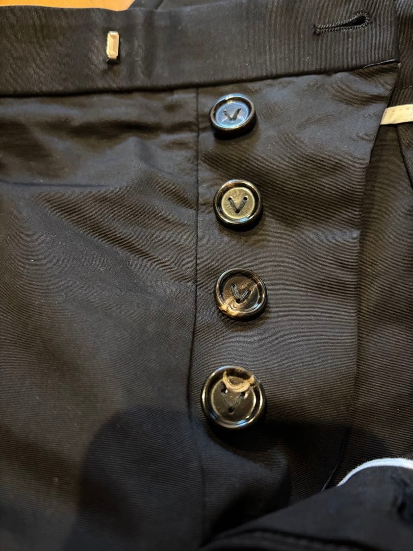 ラ*ル様 ボッテガヴェネタ　ブラックパンツ　コットン100