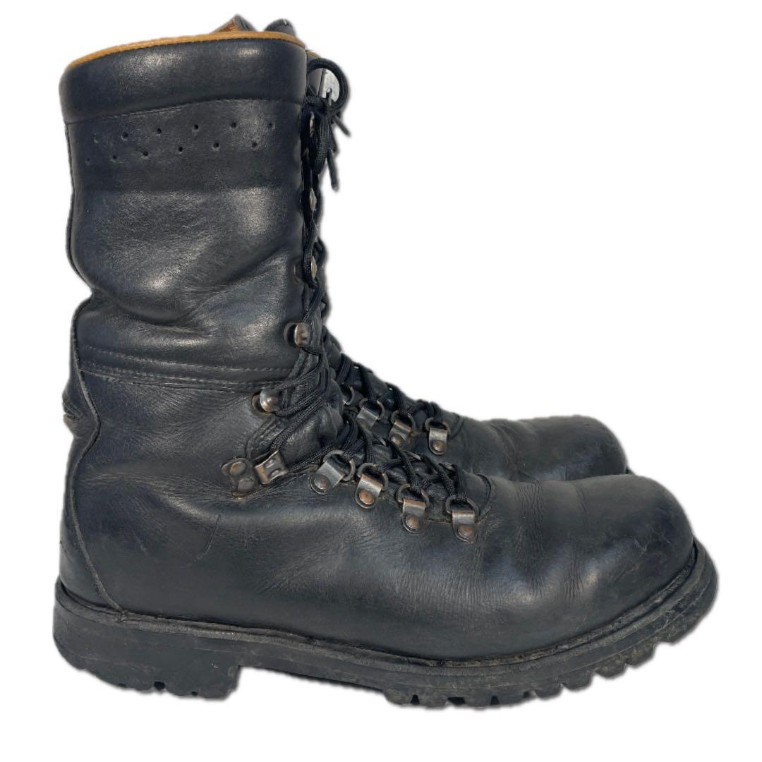 レア00's オーストリア軍 オールレザー コンバットブーツ ビンテージ