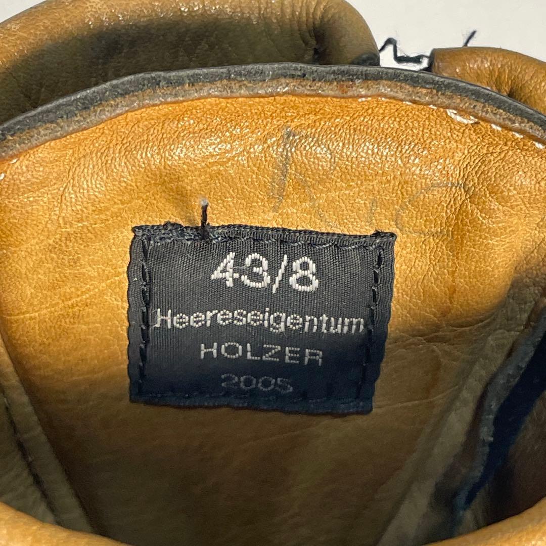 レア00's オーストリア軍 オールレザー コンバットブーツ ビンテージ