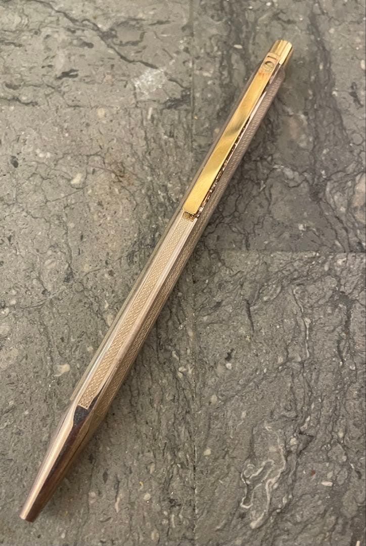 カランダッシュ ボールペン ヘクサゴナル グレンドージュ シルバープレート