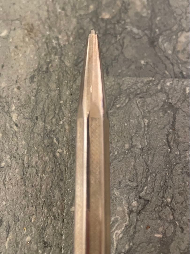 カランダッシュ ボールペン ヘクサゴナル グレンドージュ シルバープレート