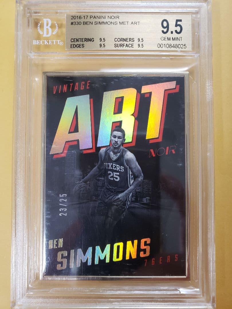 25枚限定BGS9.5×4 2016ノワールメタル ベンシモンズ ルーキーカード