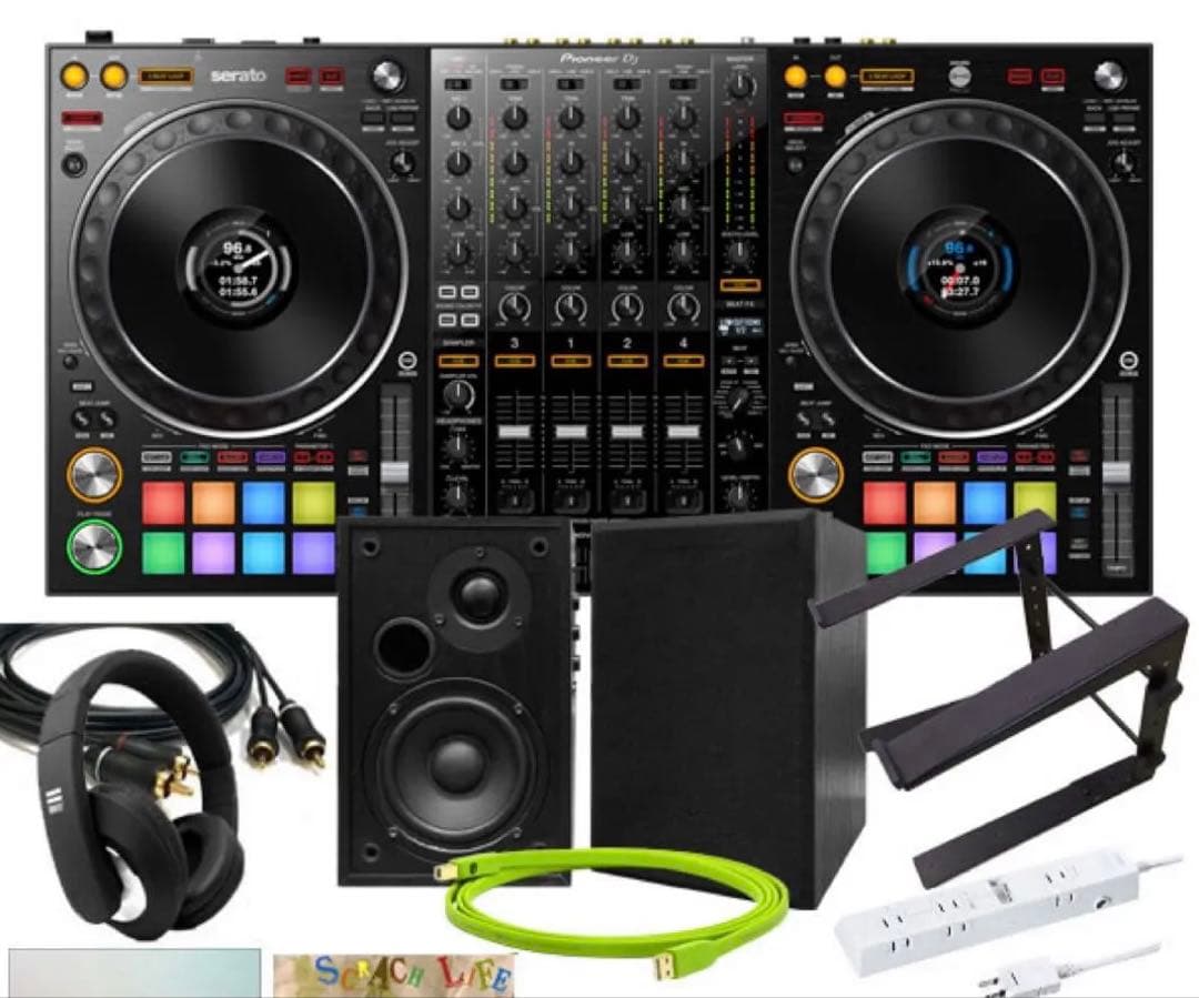 【超お得】DDJ1000SRT DJスターティングセット（デッキセーバー付）