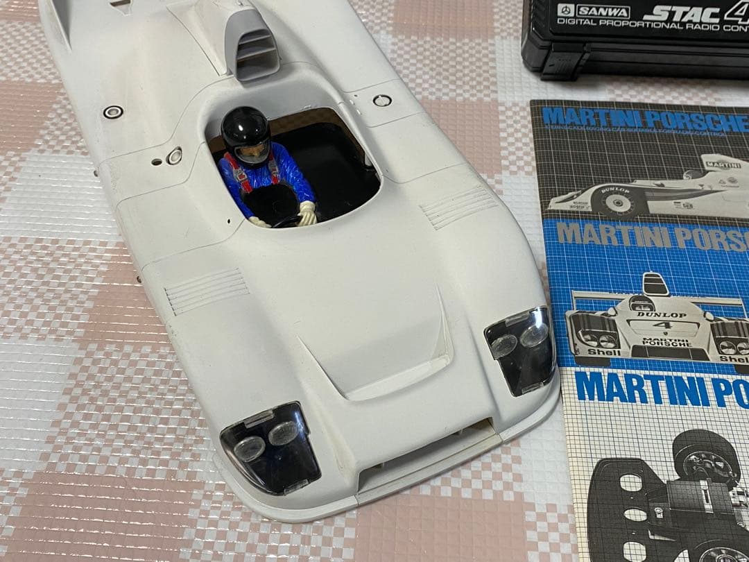 タミヤ　RC ポルシェ 936 ターボ 、プロポ、メカ、説明書付き、