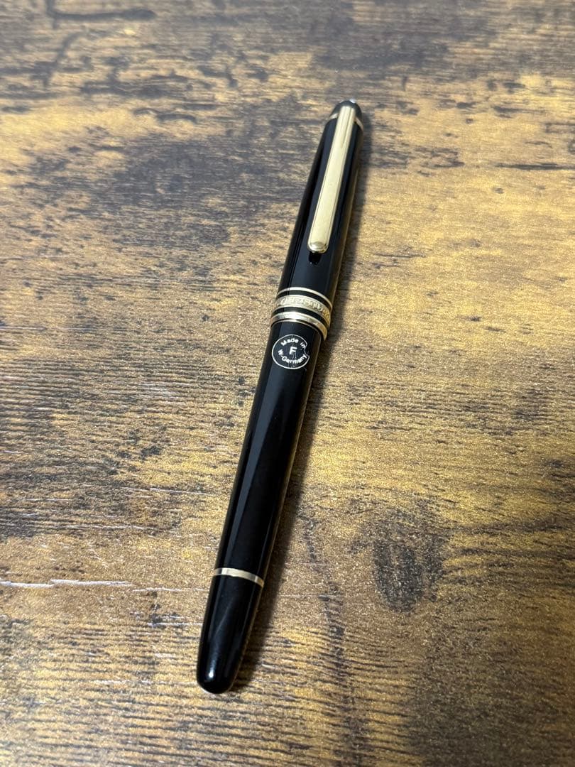 筆記確認&洗浄済　西ドイツ製　モンブラン　14k 万年筆　中細字