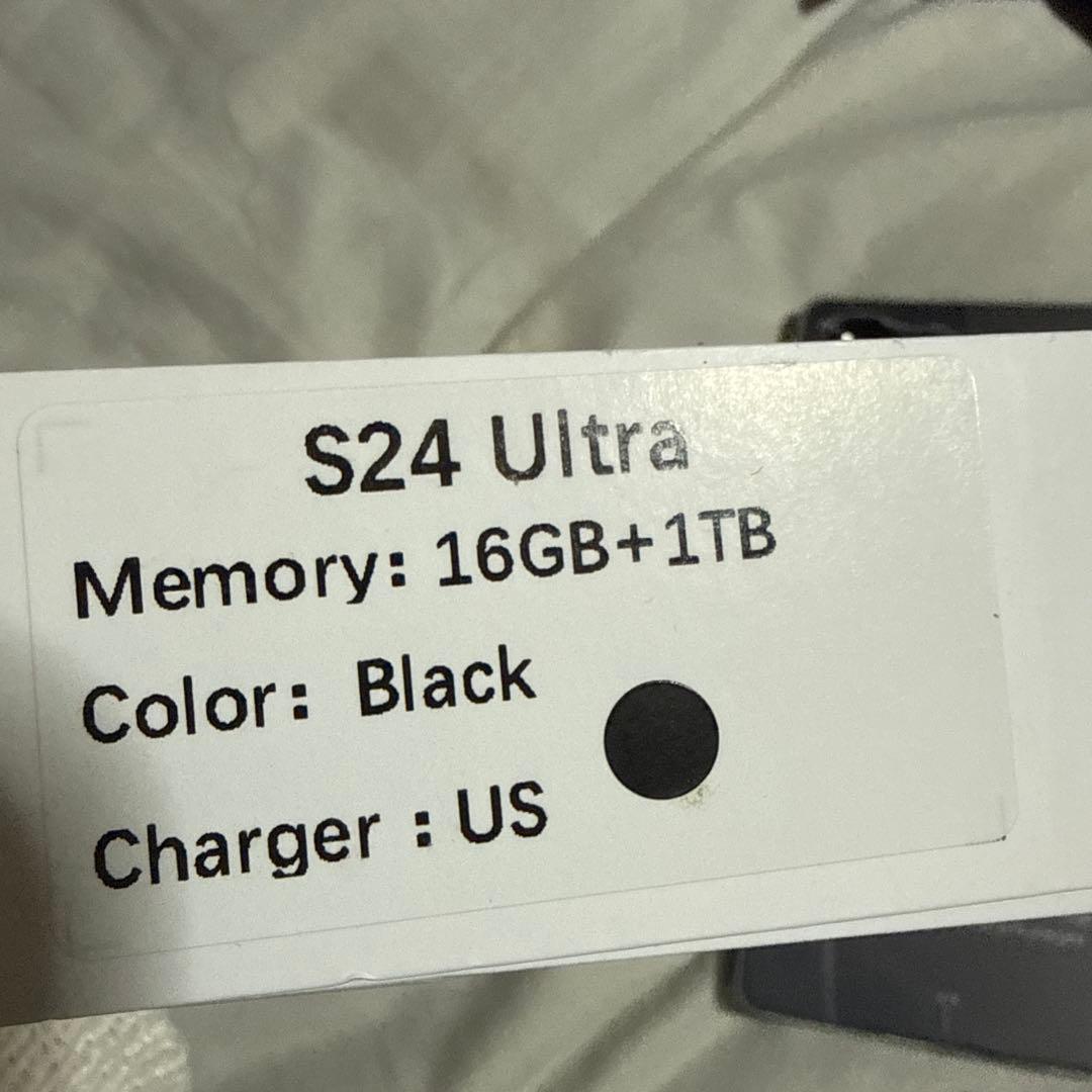 S24 Ultra 16GB 1TB ブラッ