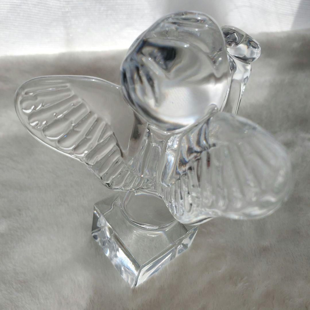 Baccarat バカラ　エンジェル ハート　天使　クリスタル　置物 インテリア