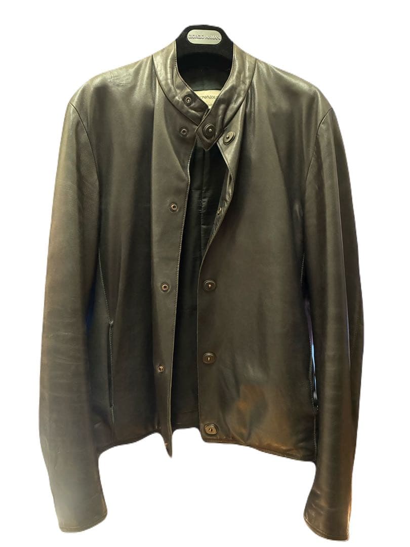 破格　EMPORIO ARMANI ラムレザージャケット