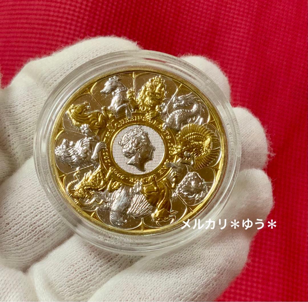 【限定100枚】2021年　クイーンズビースト　コンプリーター　純銀　2オンス