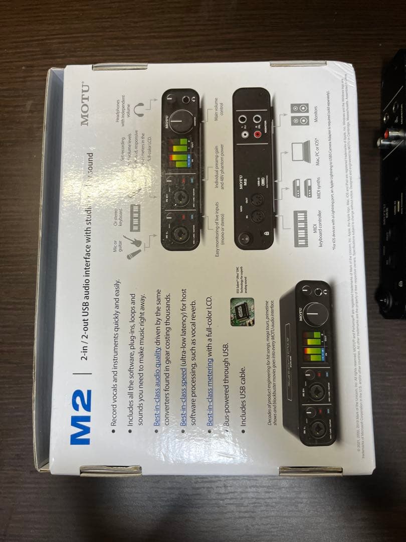 MOTU M2 USBオーディオインターフェース