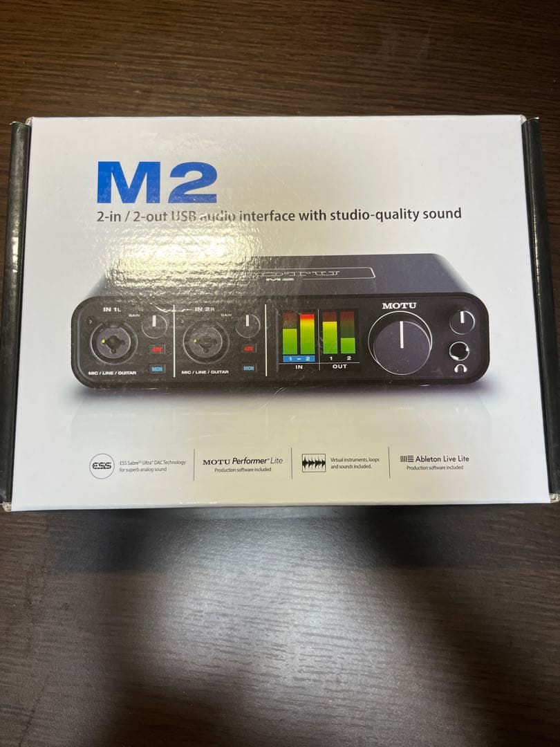 MOTU M2 USBオーディオインターフェース