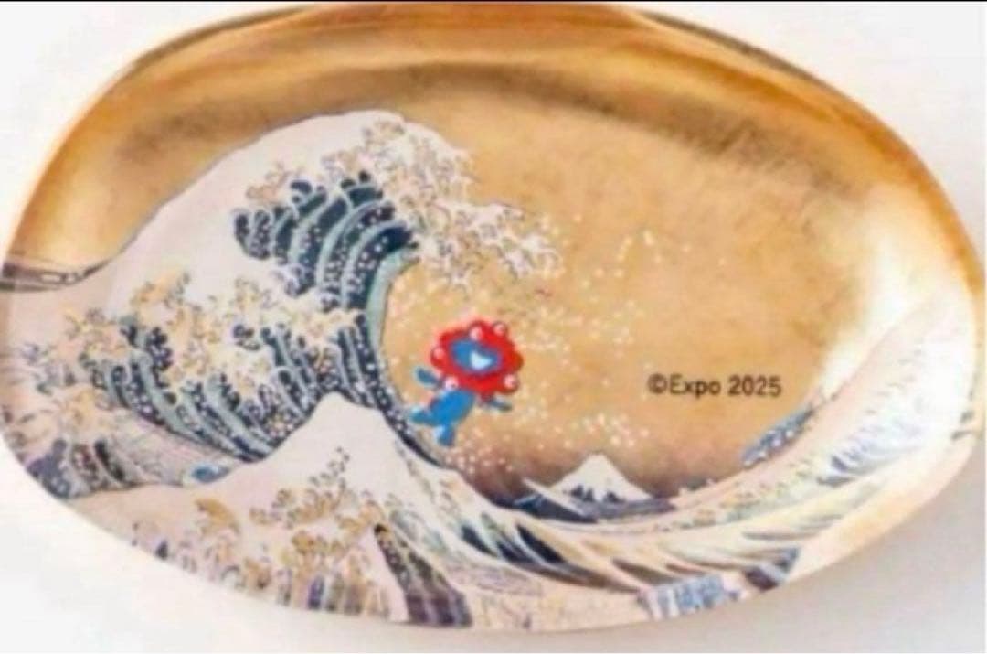 ミャクミャク　箔一　ガラストレー　波 関西万博　オフィシャルストア