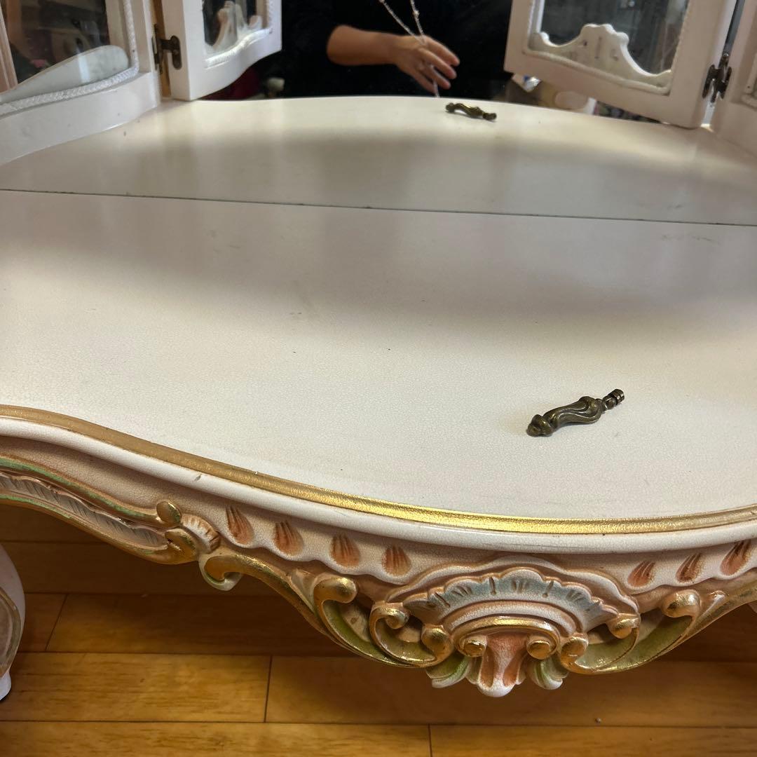 ロココ調　ロココ スタイル　ピンク　ドレッサー