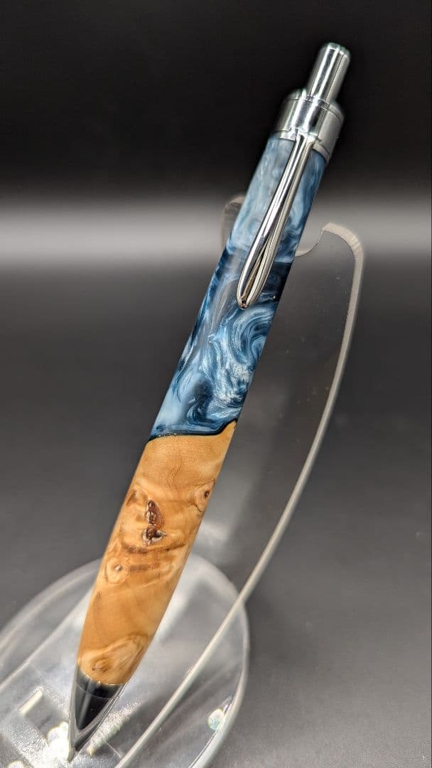 254ペン工房翌檜　レジンウッド　ハイブリッドウッド　木軸シャーペン　ボールペン