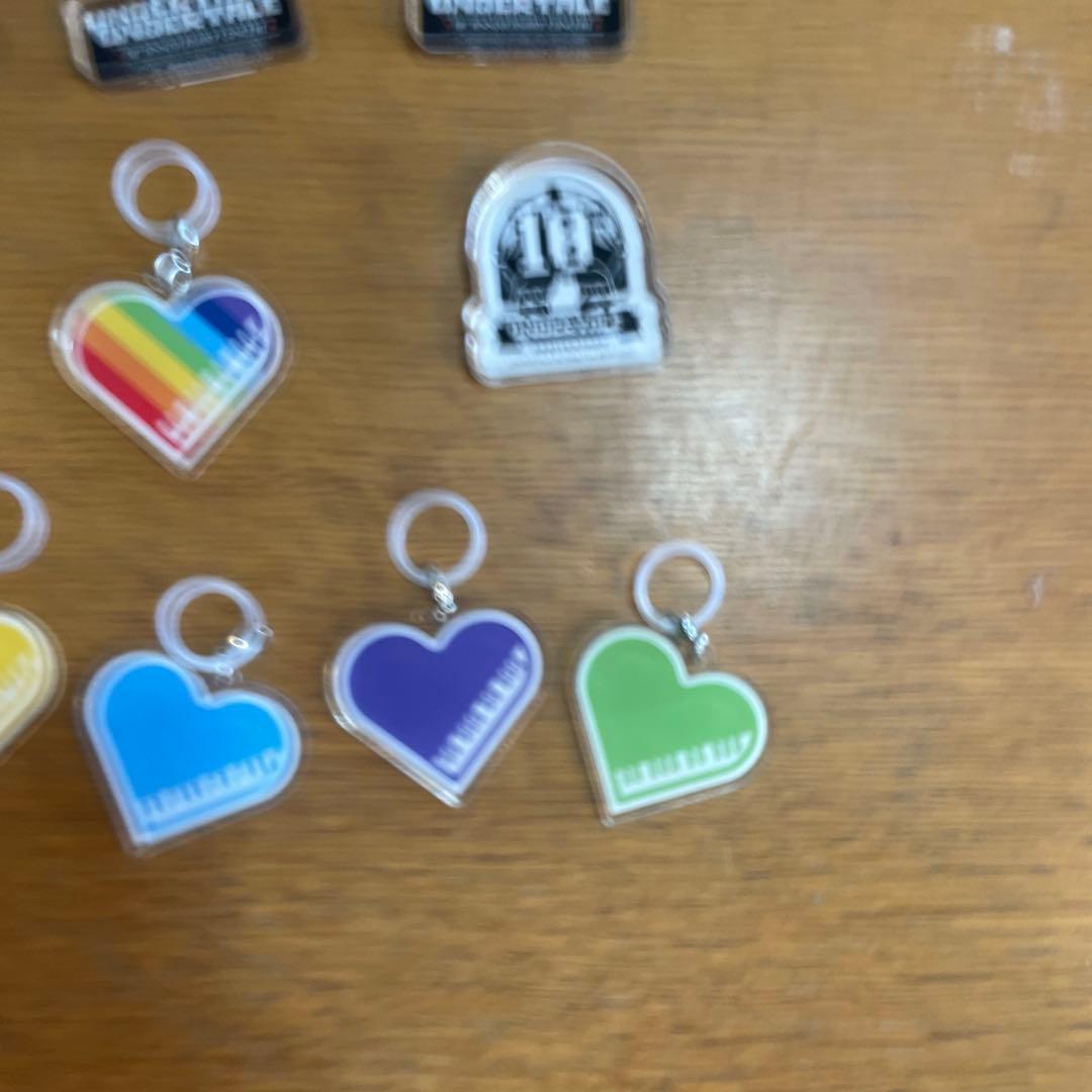 アンダーテール キャラクターキーホルダー 11個セットコンサート