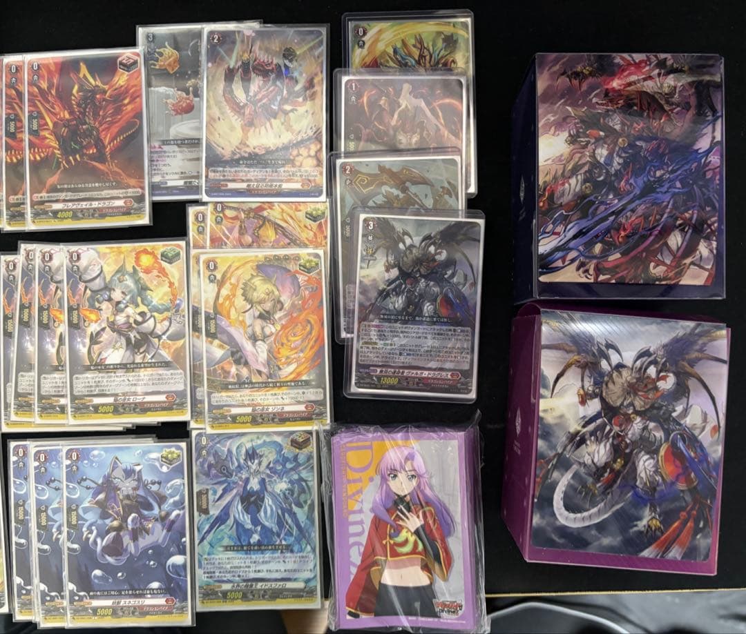 ヴァルガ・ドラグレス 羅刹デッキ ナオ スリーブ付き