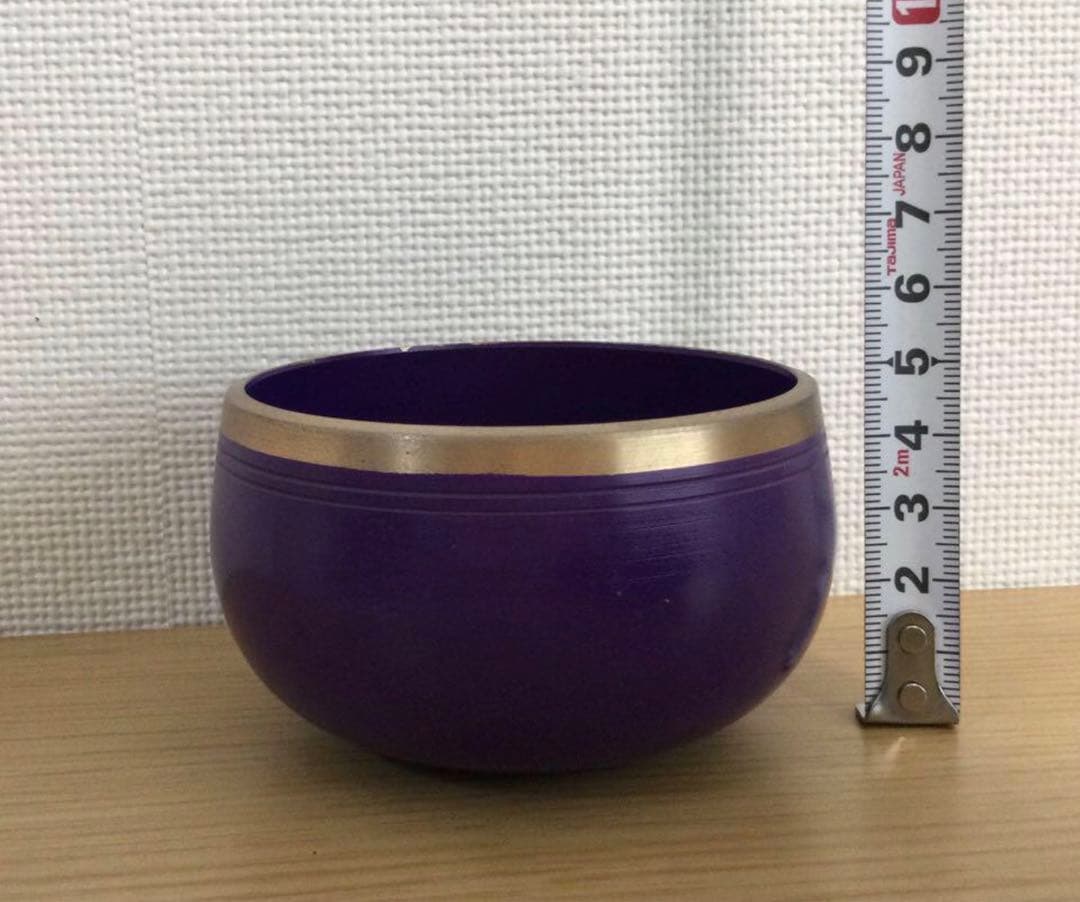 セブンチャクラ　ヒーリングシンギングボウル　7個セット　箱付き　中古