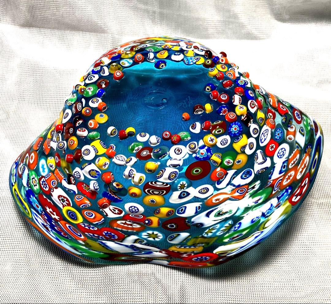 値下げ　イタリア MURANO ムラーノ ベネチアングラス コンポート