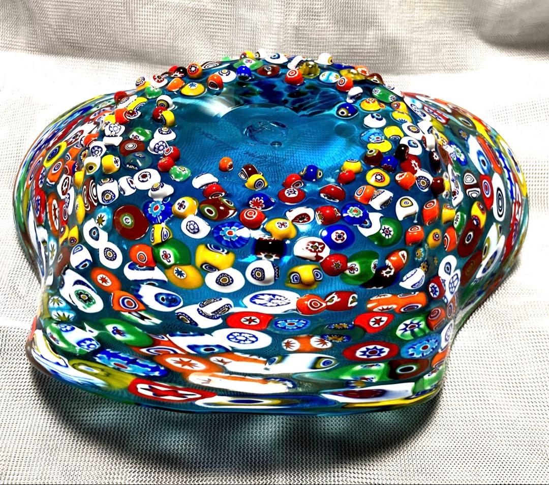 値下げ　イタリア MURANO ムラーノ ベネチアングラス コンポート