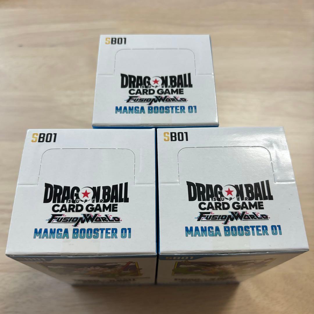ドラゴンボール カードゲーム フュージョンワールド マンガブースター 3box