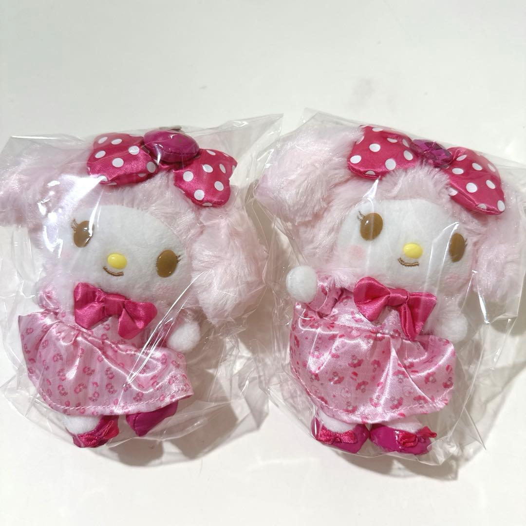 お値下げ中☆マイメロ 40周年 プリメロ マスコットキーホルダー 新品