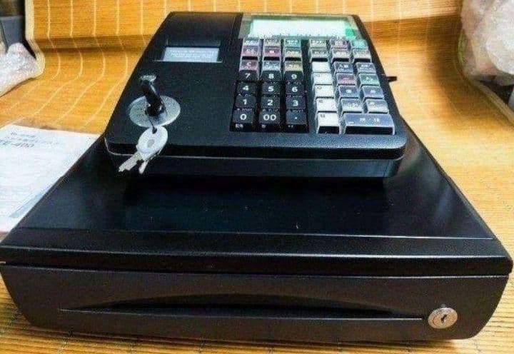 カシオレジスター　TE-400　フル設定無料　美品PC連携売上管理　985000