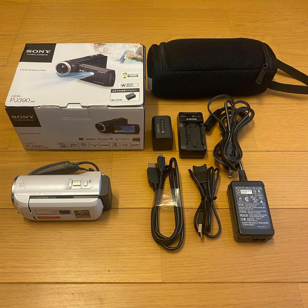 【美品】SONY HDR-PJ390 ビデオカメラ ハンディカム