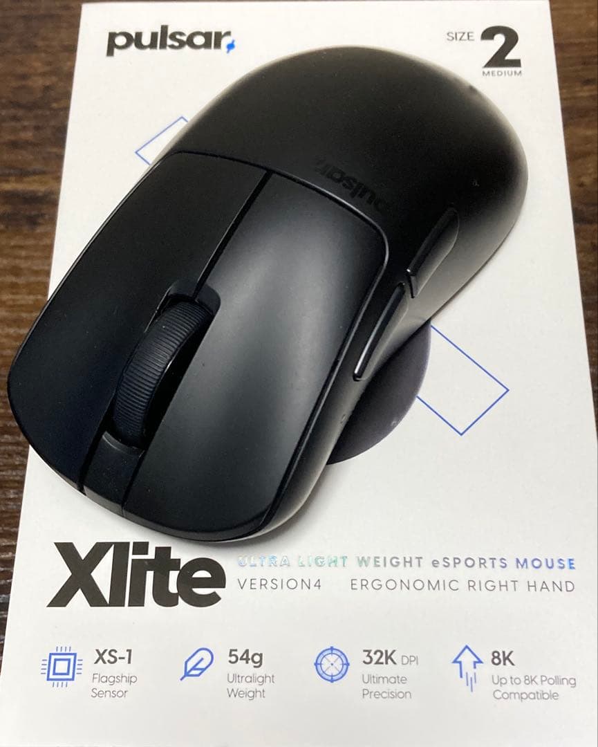 マウス・トラックボール Pulsar Xlite v4 Medium Gaming Mouse