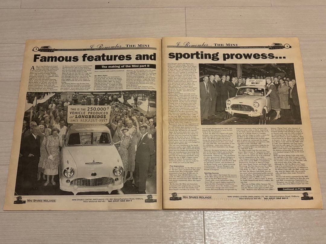 ミニ40周年記念誌