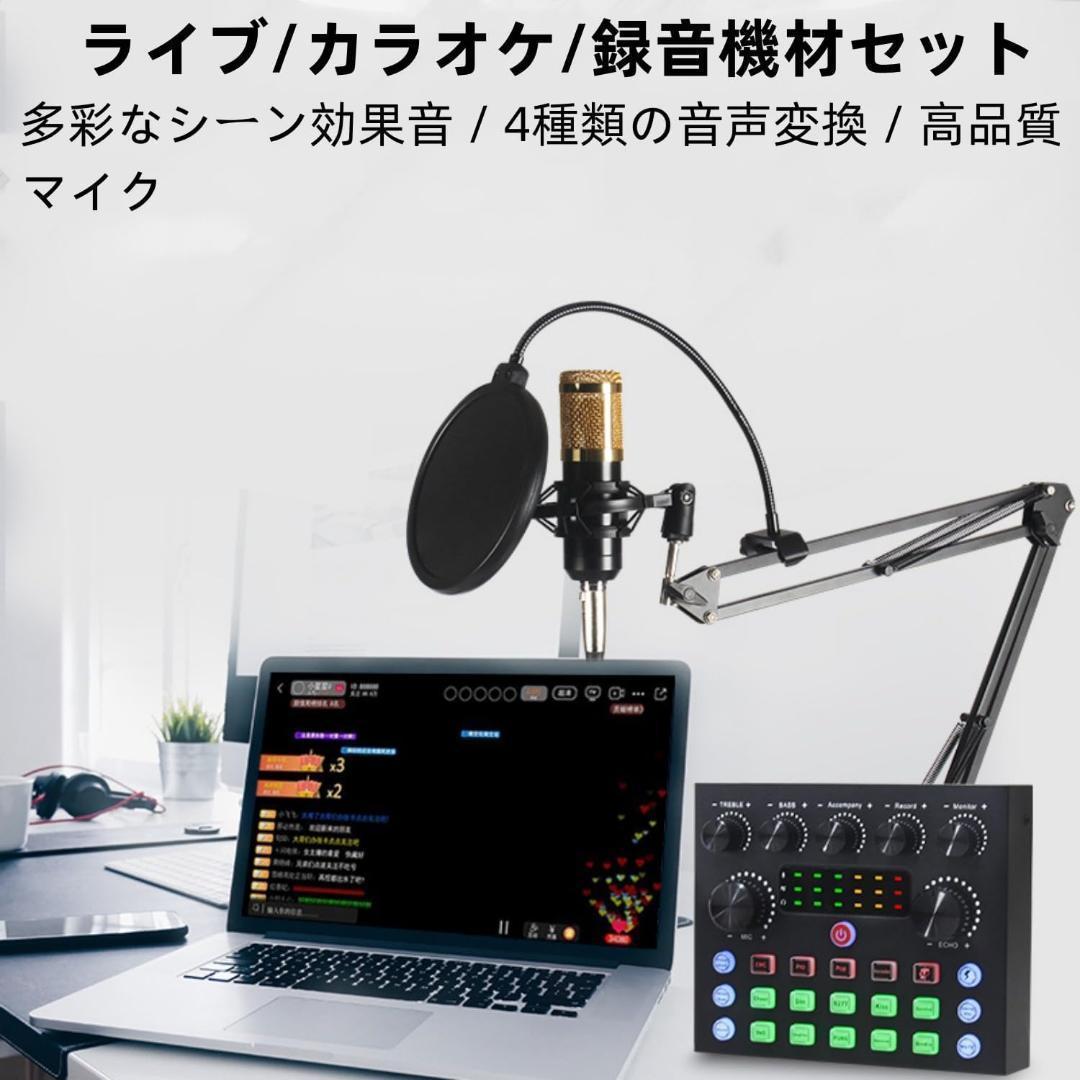 【M2074-71-46】カラオケセット家庭用 DJ ミキサー セット
