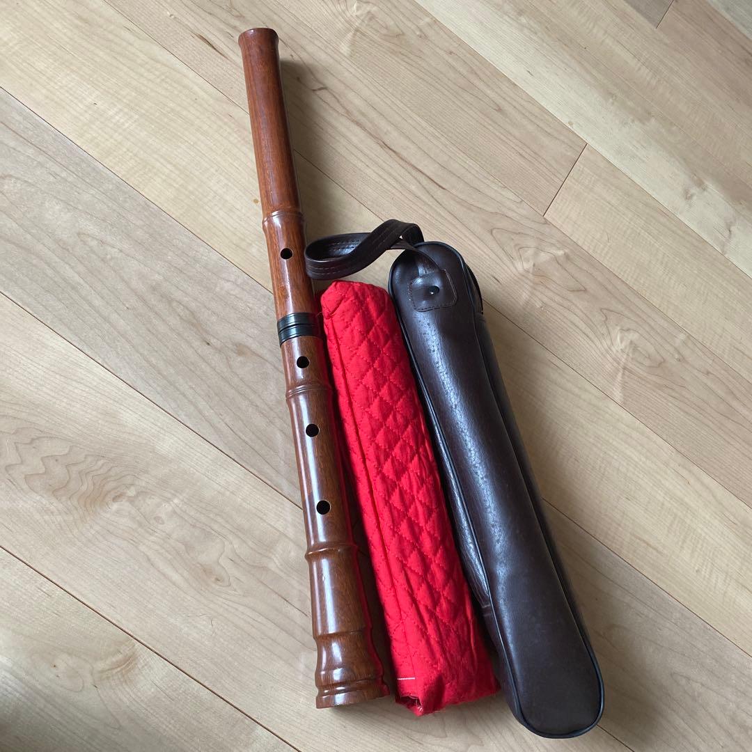 木製の5穴　 尺八