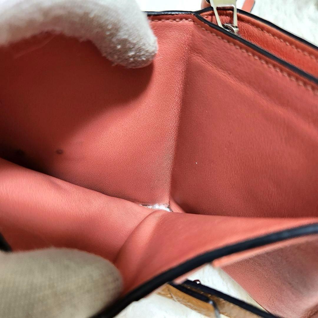 ✨極美品　正規品✨ロエベ　二つ折り　コンパクトジップウォレット　アナグラム　ロゴ