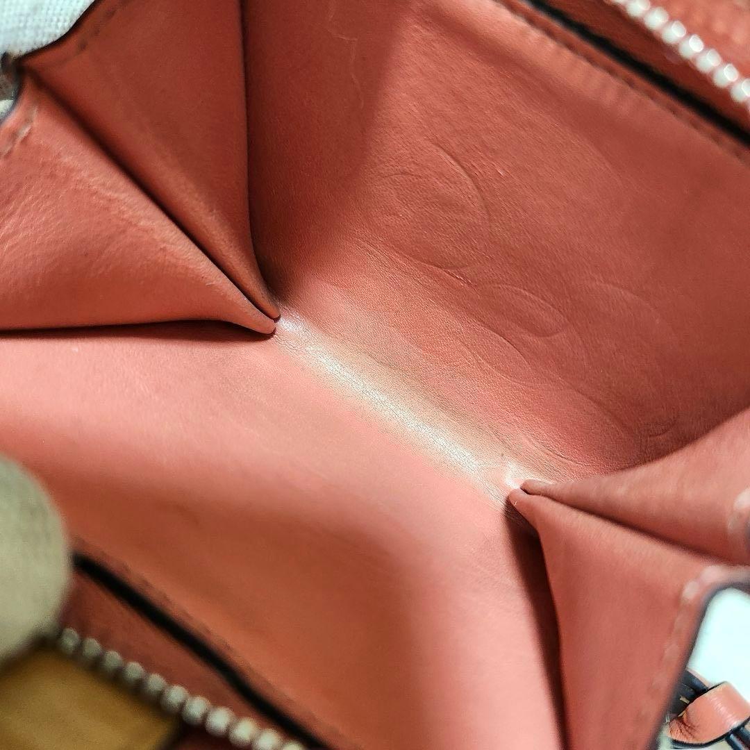 ✨極美品　正規品✨ロエベ　二つ折り　コンパクトジップウォレット　アナグラム　ロゴ