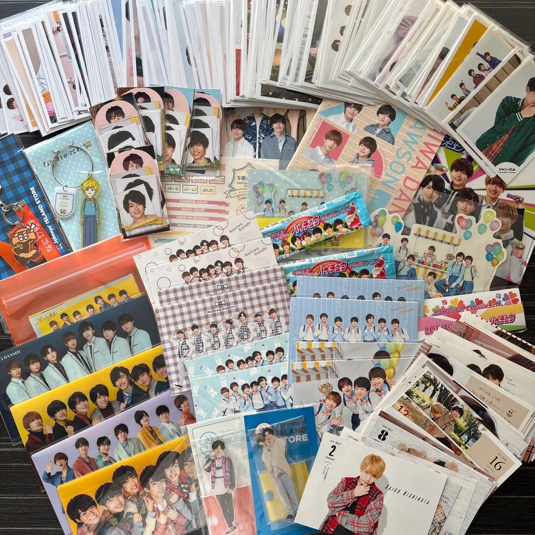 なにわ男子　公式写真　大量　長尾謙杜　アクスタ　ステッカー　セット　まとめ売り