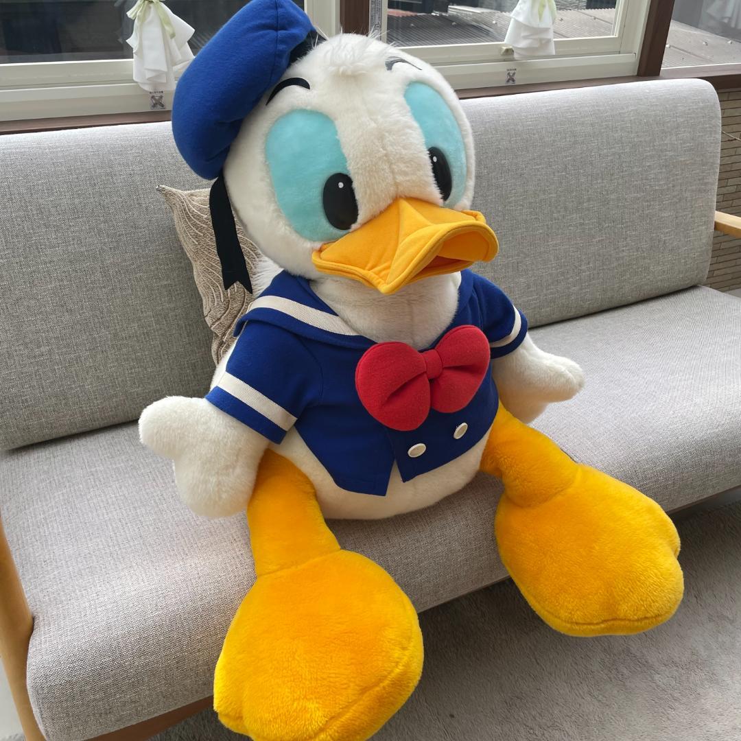 美品 ドナルドダック 超超特大ぬいぐるみ TDL Donald Duck