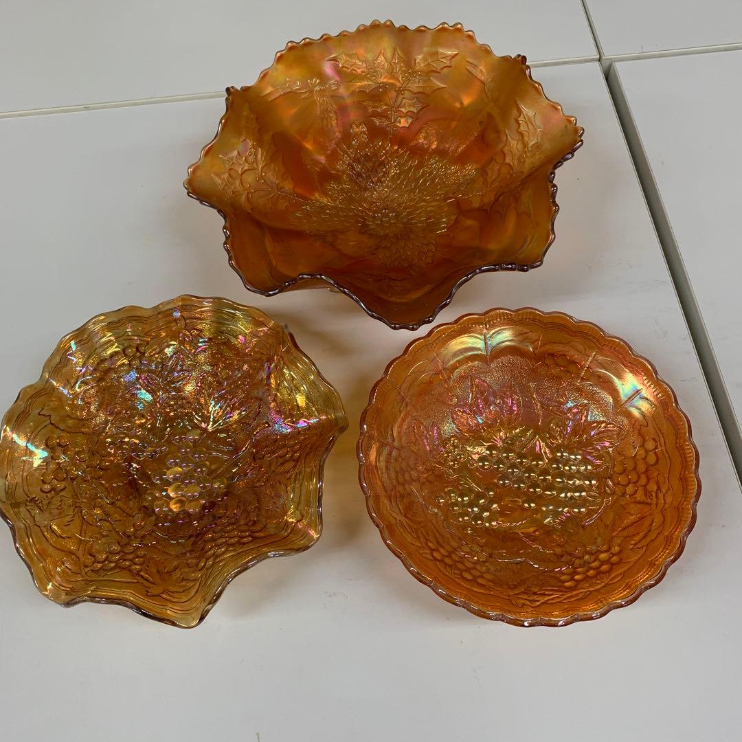 ガラス器3点ヨーロッパ