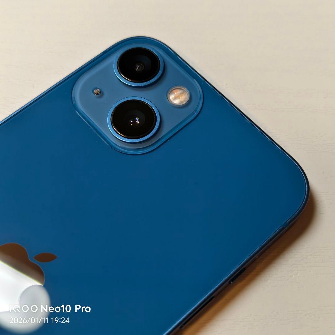 超美品 iPhone 13 128GB ブルー 本体 SIMフリー