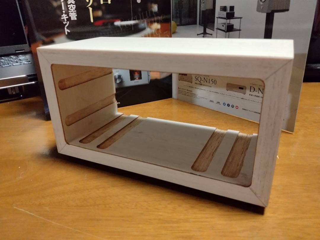 ウッドケース付/真空管フォノイコライザー/LXV-OT10/高品位オペアンプ