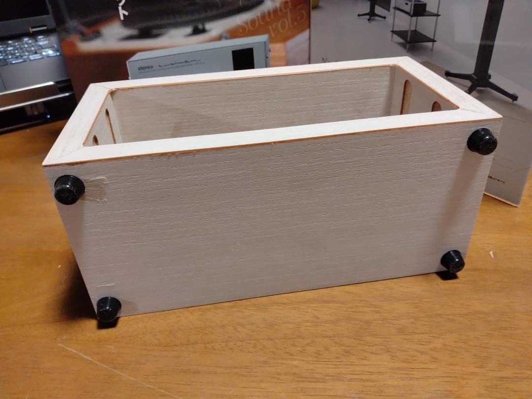 ウッドケース付/真空管フォノイコライザー/LXV-OT10/高品位オペアンプ