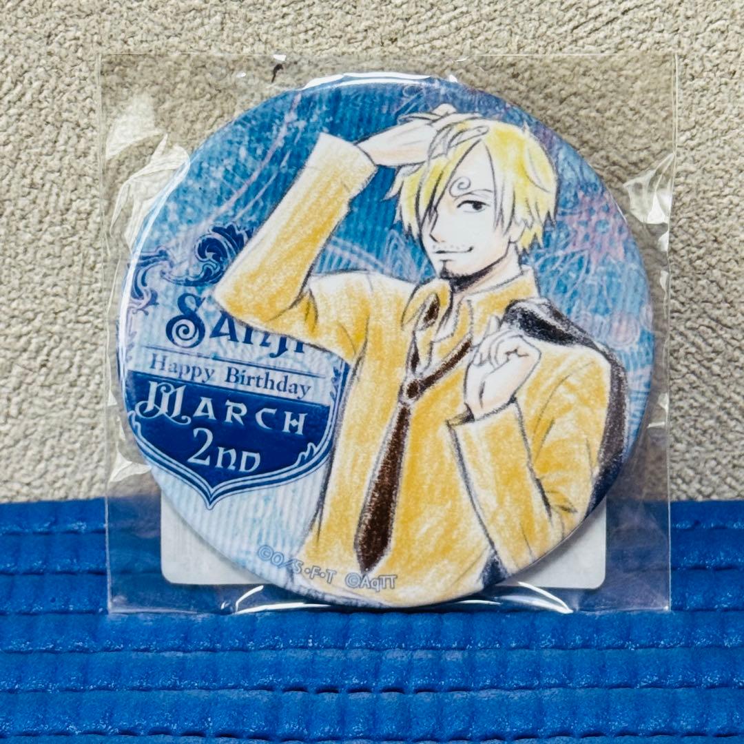 ONEPIECE 東京ワンピースタワー バースデイ缶バッジ サンジ 2020 ゅ