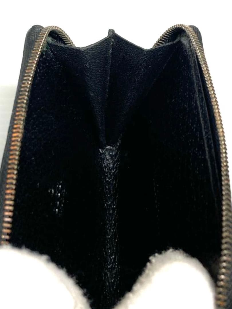 良品　GUCCI グッチ　GGキャンバス ケース　カードケース　ブラック