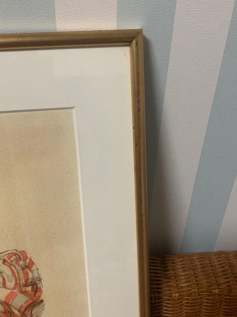 【最終値引き】斉藤三郎絵画少女マリアリトグラフ