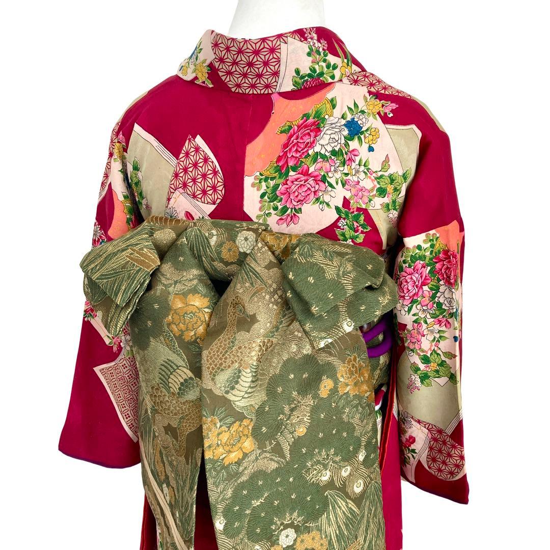 アンティーク　女の子　読本　着物　NO4