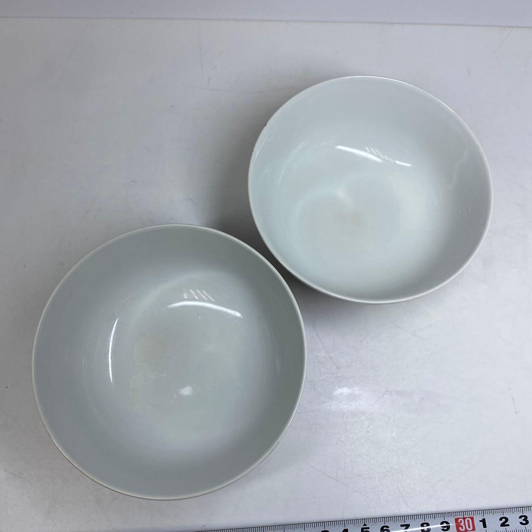 中国大清光緒年製　粉彩　龍図　茶碗2点　東さ7-0330①