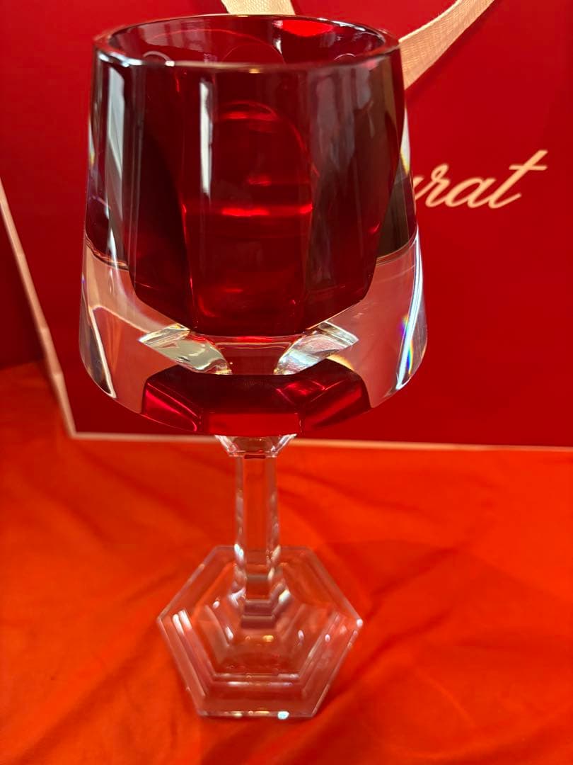 Baccarat バカラ　My Fire マイファイヤー　赤色 ガラス製品