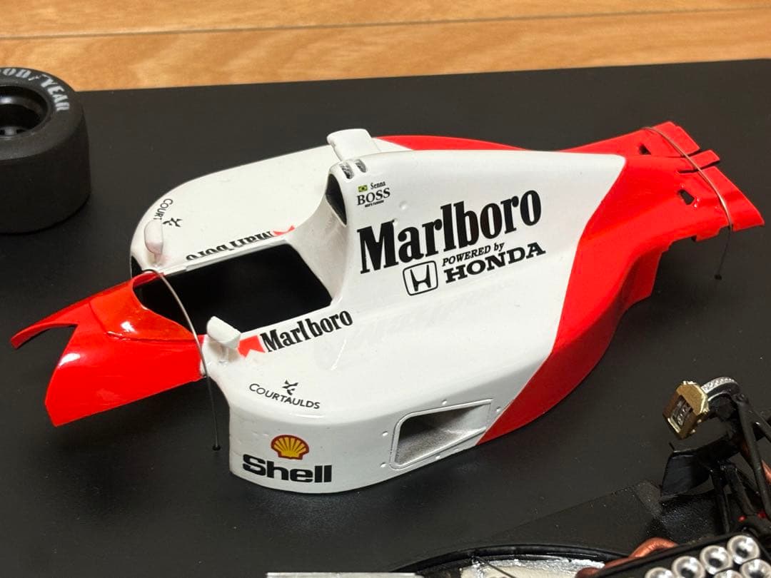 モデルファクトリーヒロ 1/20 マクラーレンホンダMP4/6 日本GP 完成品
