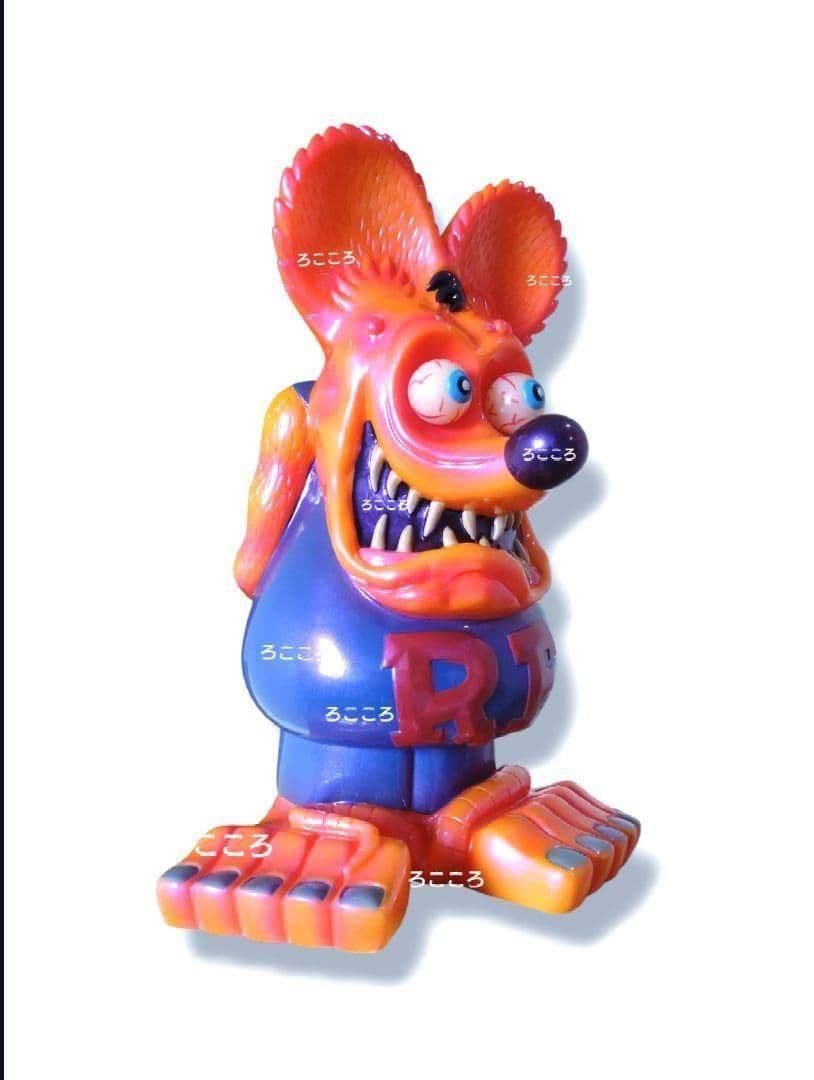 入手困難 ラットフィンク フィギュア 艶パールオレンジ＆パールパープル